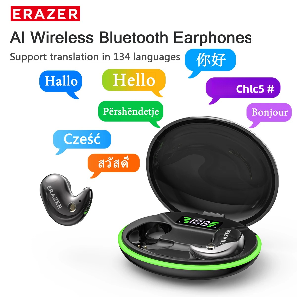 Phone Cases - سماعات أذن بلوتوث EARZER XF58 مع