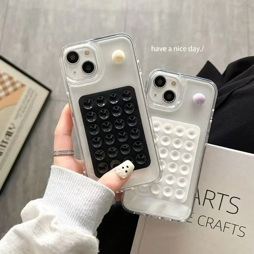 Phone Cases - حامل هاتف مربع الشكل مصنوع من