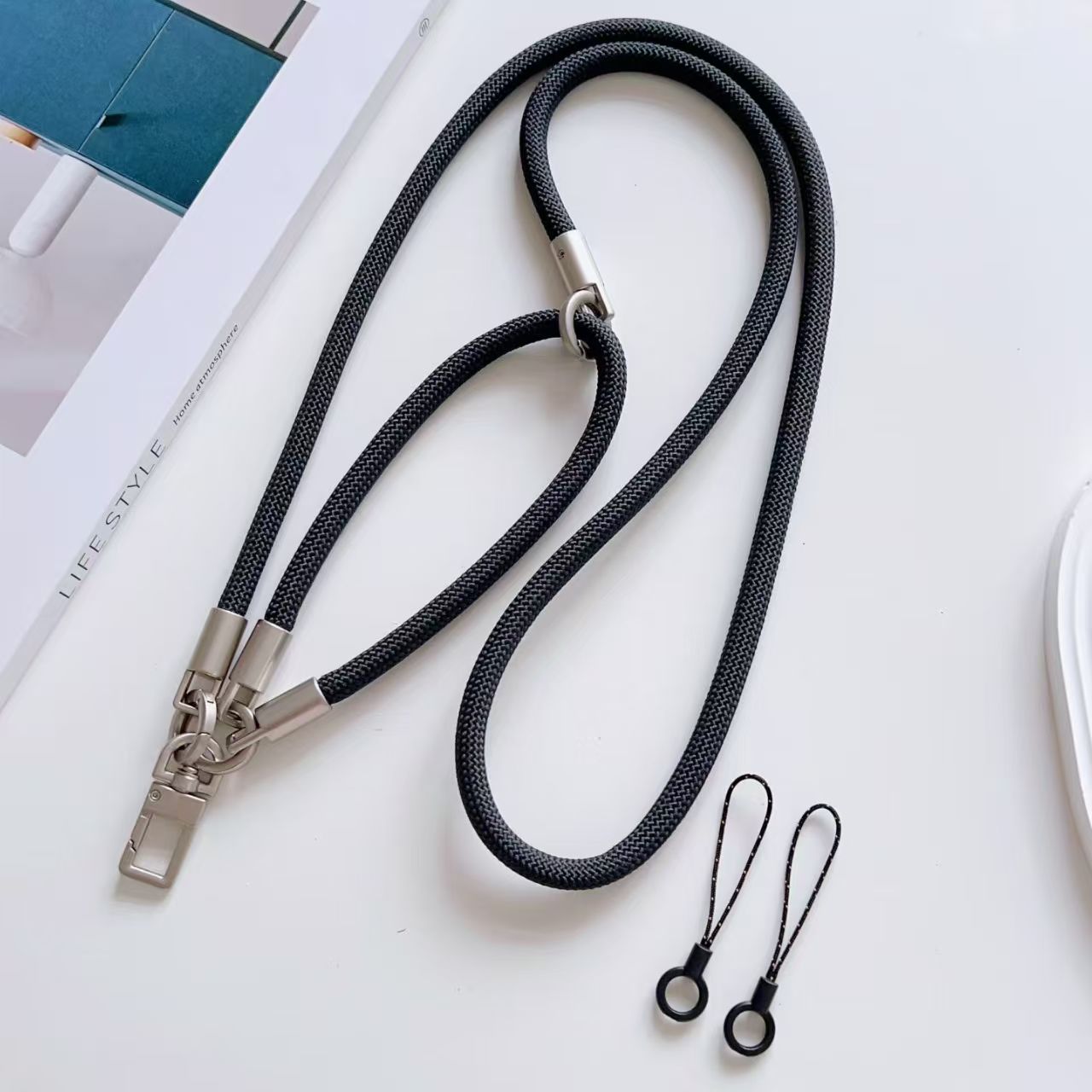 حزام هاتف للارتداء حول الرقبة  - مراجعة Crossbody Lanyard Neck Strap Case وسعره