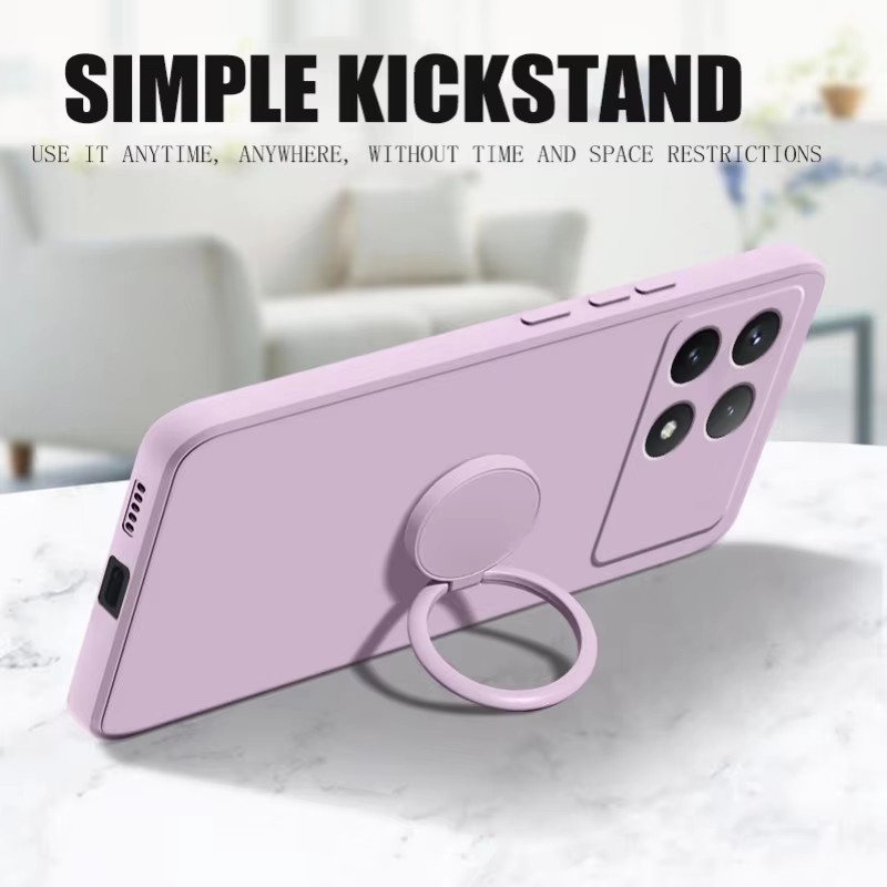 الفاخرة السائل سيليكون حامل مغ - مراجعة Liquid Silicone Magnetic Phone Case وسعره