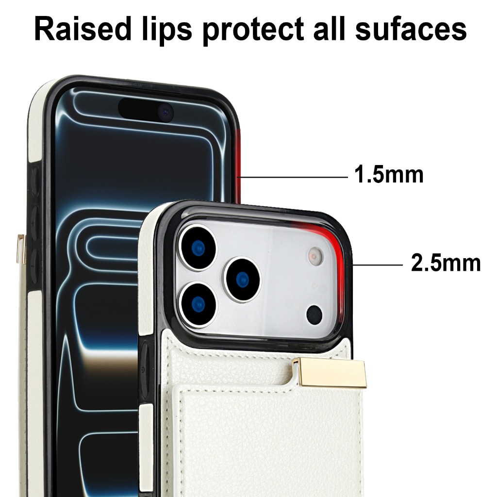 حافظة هاتف جلد PU متعددة الفتح - مراجعة Leather Wallet Card Holder Phone Cover وسعره