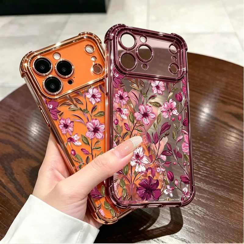 غطاء حماية ناعم مقاوم للصدمات  - مراجعة Vintage Floral Pattern Soft Case وسعره