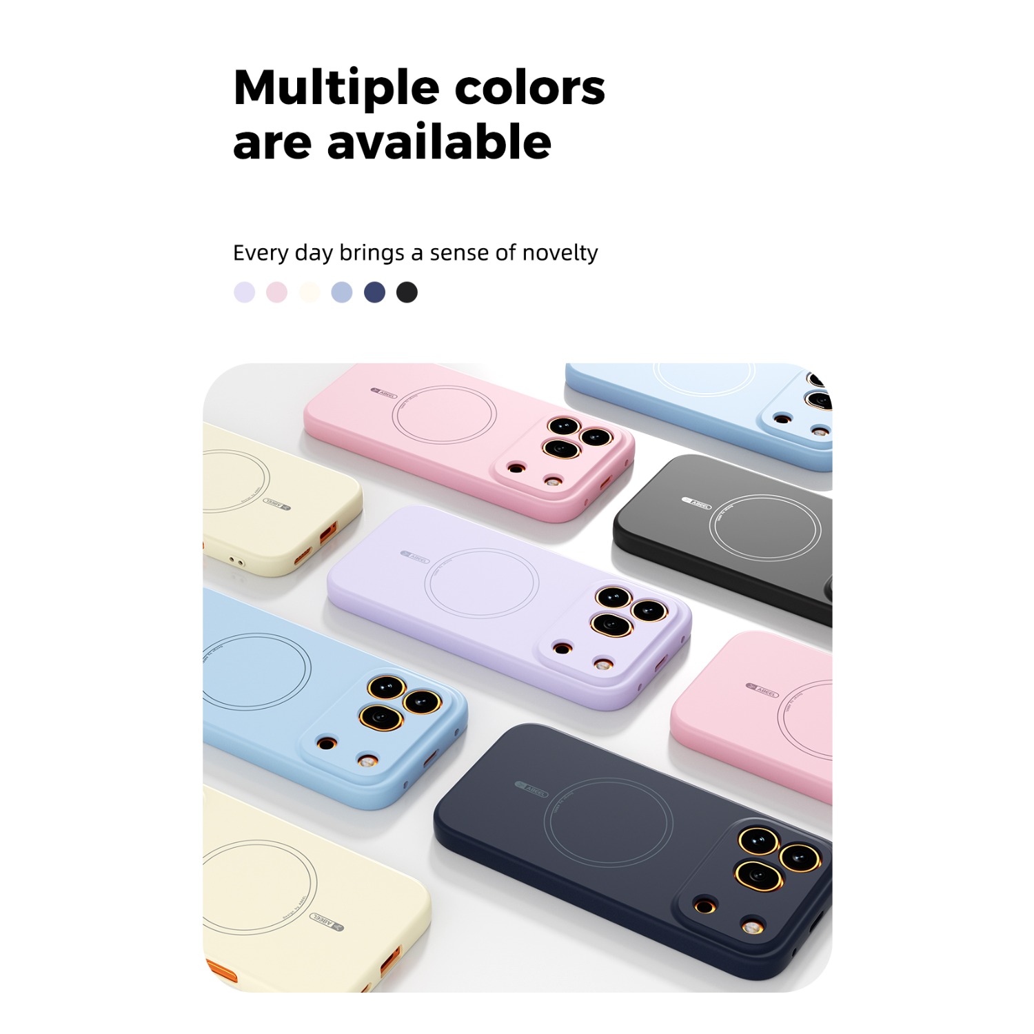 غطاء هاتف مغناطيسي غير مرئي من - مراجعة Liquid Silicone Magnetic Phone Case وسعره