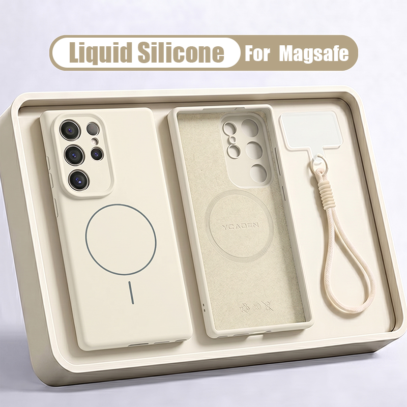 غطاء هاتف مغناطيسي من السيليكو - مراجعة Liquid Silicone Magnetic Phone Case وسعره