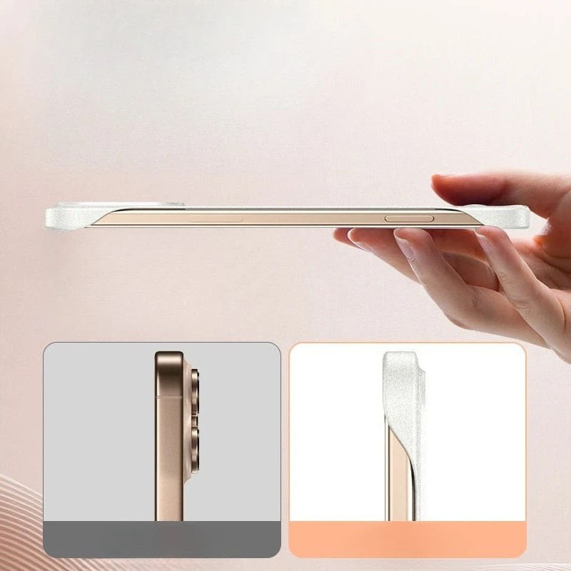 غطاء بدون إطار من حجر الرمل له - مراجعة Ultra Thin Frameless Phone Cover وسعره