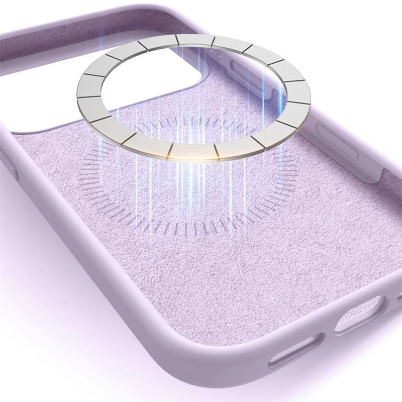 غطاء هاتف مغناطيسي من السيليكو - مراجعة Liquid Silicone Magnetic Phone Case وسعره