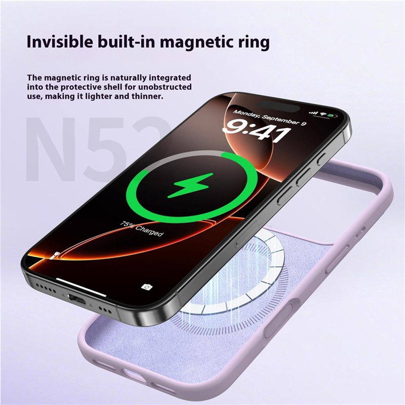 غطاء هاتف مغناطيسي من السيليكو - مراجعة Liquid Silicone Magnetic Phone Case وسعره