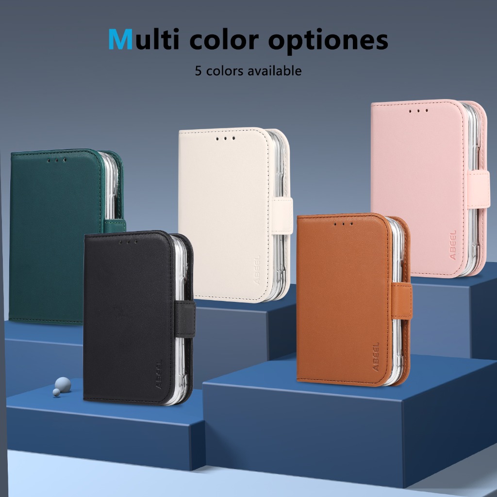 حافظة هاتف قابلة للطي مع حامل  - مراجعة Leather Wallet Card Holder Phone Cover وسعره