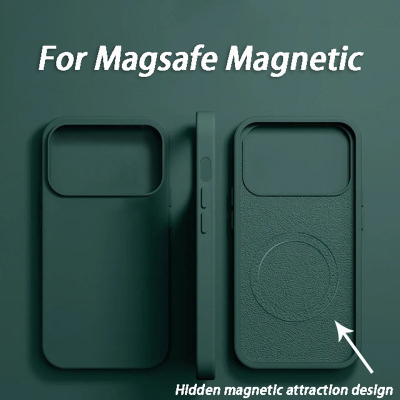 حافظة فاخرة للشحن اللاسلكي متو - مراجعة Liquid Silicone Magnetic Phone Case وسعره