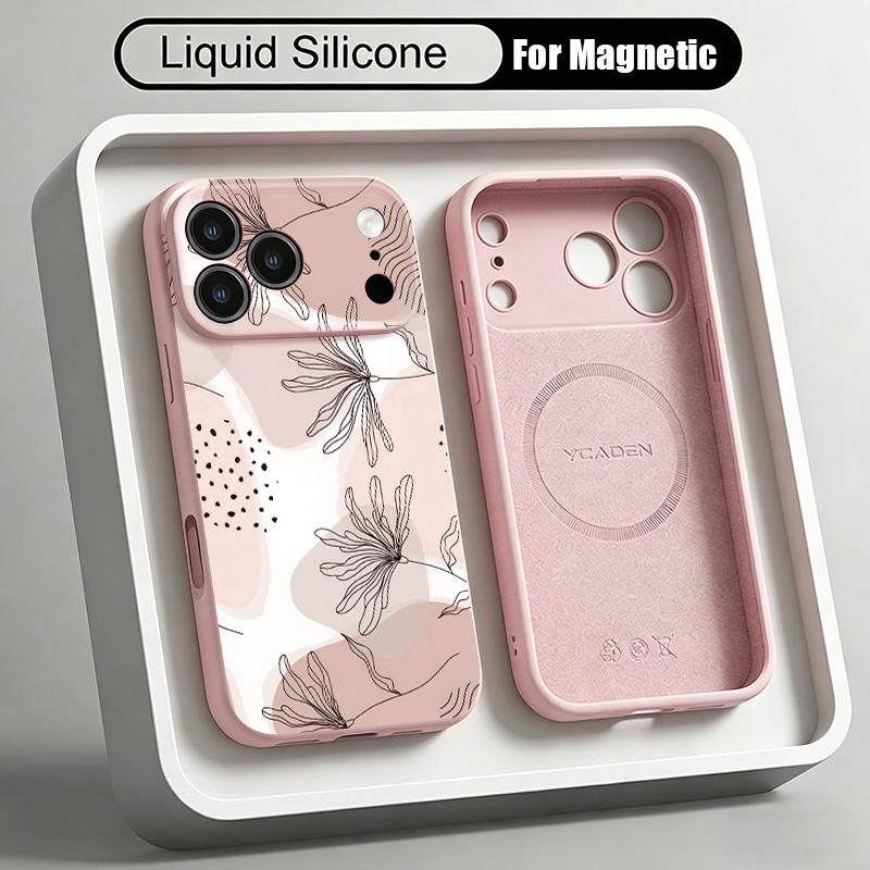 غطاء هاتف مغناطيسي من السيليكو - مراجعة Liquid Silicone Magnetic Phone Case وسعره
