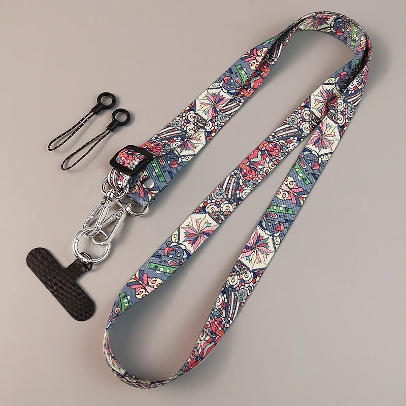 حزام هاتف أنيق بأسلوب عرقي، حز - مراجعة Crossbody Lanyard Neck Strap Case وسعره