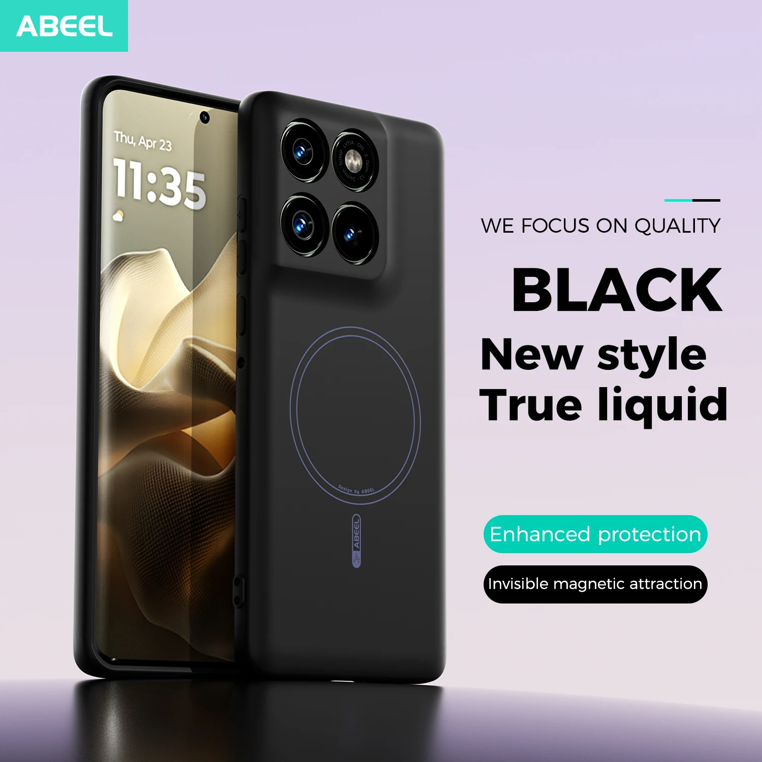 غطاء هاتف رسمي لطرازات موتورول - مراجعة Liquid Silicone Magnetic Phone Case وسعره